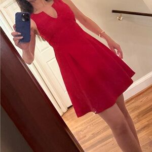 BCBGeneration Vivid Red Mini Dress